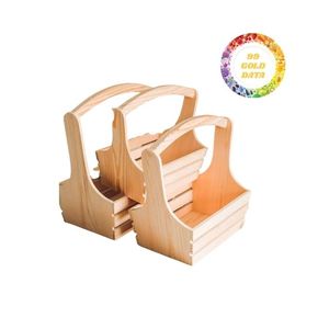 Caisse en bois vintage fabriquée à la main pour le stockage Boîte décorative rustique élégante utilisant du bois de qualité supérieure Utilisation durable - Product Image 3