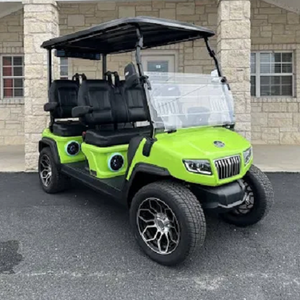 New model 2+2 electric <b>golf</b> <b>cart</b> comfortable folding sightseeing <b>cart</b> with 4 seats popular for hunting and road legal use - Product Image 1