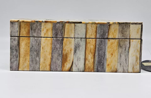 ชุดของขวัญแต่งงานสุดหรูกล่องเครื่องประดับแบบฝังกระดูกทำมือชาวอินเดียเป็นของที่ระลึกพร้อมไข่มุกแม่ - Product Image 4