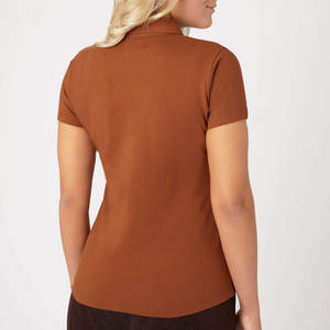 2026 imprimé polos 100% coton pour femmes Top qualité nouveau personnaliser coton Polyester femmes imprimé polos - Product Image 3
