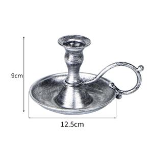Bonne vente décoration de la maison artisanat créatif bougeoir en fer bougeoir fantaisie dîner aux chandelles ornement romantique - Product Image 3