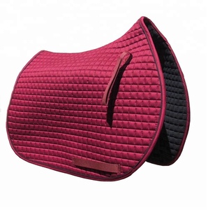 Shemax 2024 Tapis de selle bordeaux bordeaux de haute qualité anglais/tout usage avec rembourrage en coton et doublure en polycoton - Product Image 2