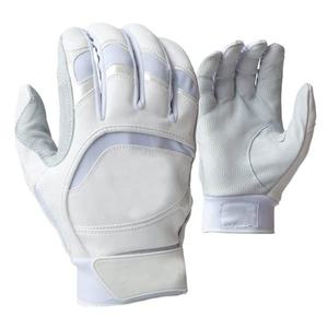 Wholesale Premium Quality Right Hand Breathable Polyester/Cotton Baseball <b>Batting</b> <b>Gloves</b> Hook Loop Closure Custom Logo Adult - Product Image 5