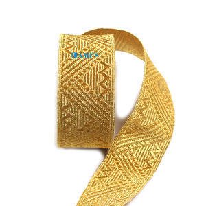 Trenzas de alta calidad Cordones Uniforme Lingotes Adornos de alambre Trenzas Trim Galloon Uniforme Trenza de encaje - Product Image 5