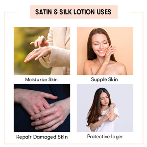 Loción de Satén y Seda | Compra 100% Loción de Satén y Seda Pura Loción Corporal Sedosa Hidratante sin Crueldad Nutritiva a Precio a Granel - Product Image 4