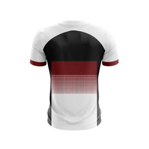 Camisetas de sublimación de diseño personalizado, unisex, transpirables, de secado rápido, ideales para transferencia de calor y uso en eventos. - Product Image 4