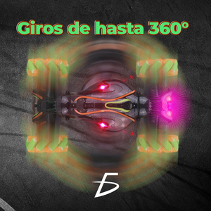 Auto RC 4x4 di Alta Qualità con Luci RGB, Effetto Fumo, Controllo Dual 2.4GHz, Funzione di Rilevamento Gesti e Rotazione a 360° - Product Image 3