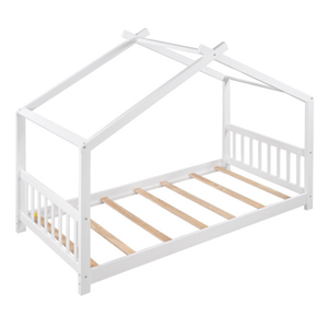 เตียงไม้สองชั้นพร้อมหัวเตียงสำหรับพื้นที่แคบทำจากเวียดนามเฟอร์นิเจอร์ห้องนอนเด็ก - Product Image 1