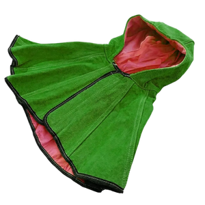 Flamme ignifuge chaleur plein cou épaule tête équipement de protection en cuir de vachette soudage travail casquette soudeur casque soudage masque capuche - Product Image 1