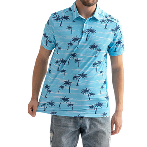 Chemise en tricot 100% coton pour homme, broderie personnalisée, impression du logo sur le devant, manches courtes, classique, décontractée, luxe, coupe ajustée, respirante, 220g - Product Image 5