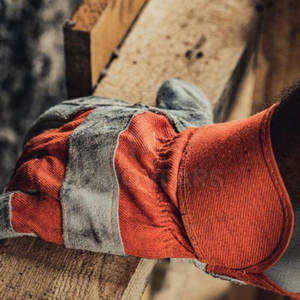 Gants de sécurité de travail en cuir de haute qualité meilleurs gants de sécurité de vente pour la protection des mains - Product Image 5