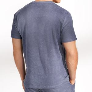 T-shirts pour hommes à manches courtes, t-shirts d'été pour hommes, t-shirt en coton biologique, t-shirt en tissu éponge pour hommes - Product Image 4