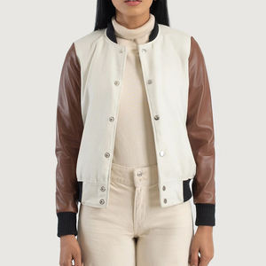Veste universitaire pour femmes de style nouveau, unie, à prix avantageux, de la meilleure qualité, veste universitaire tendance pour femmes - Product Image 1