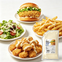 Sauce Mayonnaise Sucrée Stable et Haute Viscosité, Assaisonnement Crémeux Polyvalent pour la Restauration, les Plats à Emporter et les Chaînes de Magasins