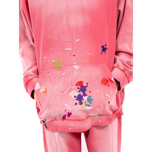 Sweats à capuche imprimés pour hommes personnalisés de haute qualité 360gsm coupe régulière poche tricotée Logo personnalisé avant décontracté couleur unie hiver ODM - Product Image 5