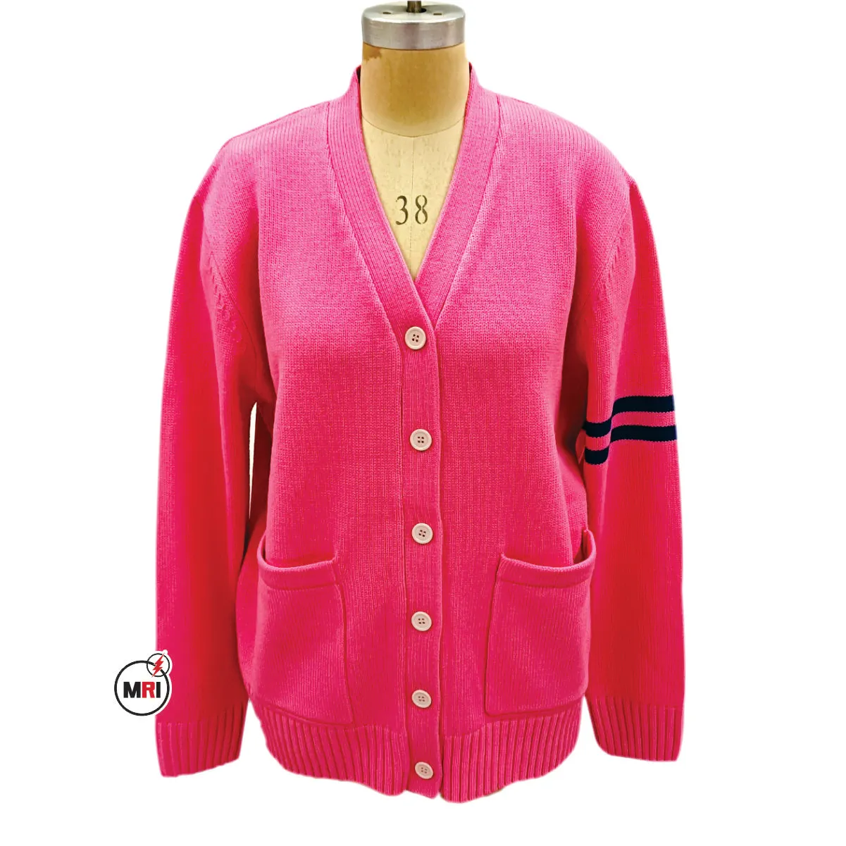 Cardigan lavorato a maglia a maniche lunghe da donna rosa Jack e Jill colore personalizzato maglione Cardigan lavorato a maglia da donna causale di alta qualità