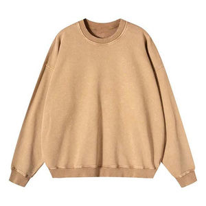 Sudaderas Básicas para Hombre, 100% Algodón, 380 GSM, Lavado Ácido, Estilo Vintage, Cuello Redondo, Personalizables, Económicas, Venta al Por Mayor - Product Image 4