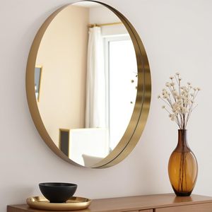 Miroir mural en métal magnifiquement conçu pour la décoration intérieure avec plaques multi-cercles Grande sculpture d'art mural moderne pour le salon - Product Image 6