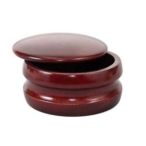 Tazón de Afeitar de Acero Inoxidable con Tapa de Madera y Jabón para Hombres y Mujeres, Gran Venta |   Shave Edge SE-1728 Ecológico para Uso en Húmedo |   Personalizado - Product Image 1