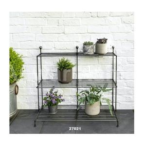 Lot de 3 jardinières ovales traditionnelles en acier idéales pour la maison, le jardin, la fête de mariage et la décoration intérieure et extérieure - Product Image 3