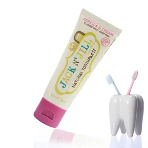 最高品质的50g浆果奶油杰克·吉尔幼儿天然牙膏适合6个月左右的孩子使用