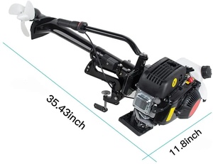 Motor fueraborda de gasolina de 4 tiempos duradero 30HP 40HP 50HP 6 cilindros para barcos medianos grandes Eficiencia de empuje fuerte extendida - Product Image 3