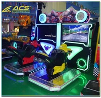 Machine de jeu d'intérieur de moto FF en acier inoxydable de haute qualité ACS, équipement de simulation à monnayeur, interface anglaise, colorée
