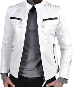 Men's Classic Motorcycle <b>Jacket</b> Handmade High Quality Genuine <b>Leather</b> Biker <b>Jacket</b> Plus Size Waterproof for <b>Winter</b> - Product Image 6