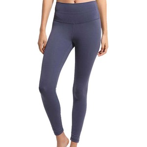 เลกกิ้งออกกำลังกายเอวสูงเลกกิ้งโยคะเอวสูงไร้รอยต่อเอว XL สีทึบผ้าสแปนเด็กซ์น้ำหนักเบา - Product Image 5