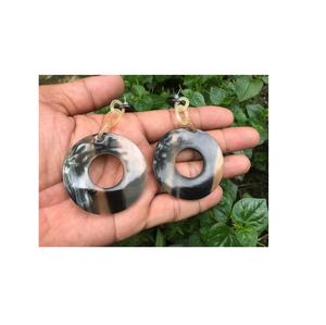 Different Design Horn Earrings for Women Made of Buffalo Horn Natural Design Piece with Handmade Polished - Product Image 5