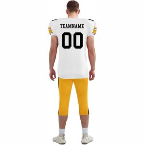 Wholesale Custom Sublimation American Football Jersey Breathable Short Sleeve High Quality Training Wear - Product Image 6