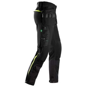 Pantalon de travail cargo léger pour homme, six poches, fermeture à cordon, devant plissé, polyester/coton, pour ingénieurs, mines, vêtements de travail - Product Image 5