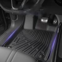 Tapis de voiture TPE toutes saisons pour BYD Shark RHD, inodores, imperméables, antidérapants, avec tapis de coffre inclus