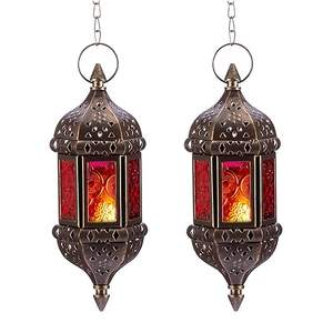 Lanterne décorative en métal de style marocain vintage pour la maison salon intérieur décoration d'Halloween lanterne classique pour la maison - Product Image 3