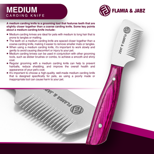 ชุดมีดปอกและมีดสางรูปสัตว์เลี้ยงทำจากไม้สำหรับทำความสะอาดกำจัดขนเครื่องมือเสริมสวยระดับพรีเมียมสำหรับสุนัขและแมว - Product Image 4