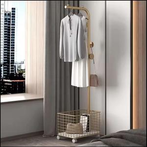 Stylish Double-Tier Metal Freestanding <b>Coat</b> Rack Home Office Clothes/Hat Hanger Stocking <b>Holder</b> Stand Elegant <b>Coat</b> Tree Storage - Product Image 1