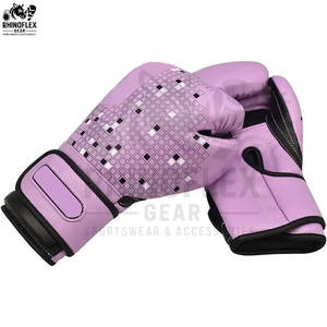 Gants de boxe professionnels d'usine personnalisés Gants de boxe en cuir véritable à prix de gros Conception de logo personnalisé - Product Image 3