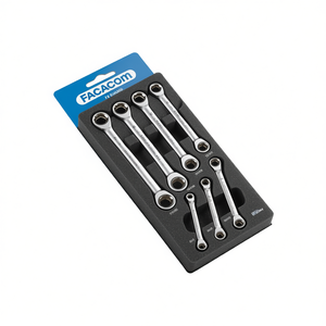 ชุดประแจวงแหวนเฟาคอม 7 ชิ้น แบบเมตริก พร้อมด้ามจับแบบตรง บรรจุในกล่องโฟม สำหรับใช้ในบ้านหรือมืออาชีพ - Product Image 2