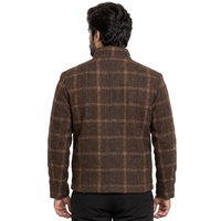 Veste en laine pour homme, design décontracté, idéale pour les voyages et les activités de plein air, tissu en laine de haute qualité, chaude et confortable, vêtement d'extérieur classique pour l'hiver.