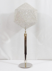 Fantaisie cristal perlé table de mariage pièce maîtresse luxe fantaisie style moderne haute qualité bougeoir pour la décoration de la maison - Product Image 5