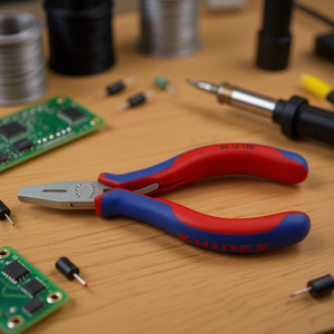 คีมอิเล็กทรอนิกส์ของ Knipex สำหรับการดัดลวดในระยะห่างระหว่างแผงวงจรให้เป็นรูปทรงเฉพาะ - Product Image 3