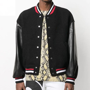 Blouson universitaire de baseball 2026 pour homme, hiver, vintage, taille standard, broderie personnalisée, haute qualité, 100 % laine - Product Image 6