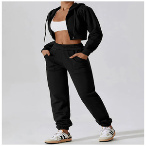 Survêtement en coton/polyester polyvalent pour femmes pour les activités quotidiennes et en plein air en cuir souple - Product Image 5