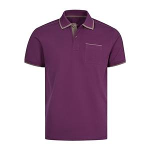 Vente en gros 100% coton de haute qualité Vintage pour Polo hommes décontracté à manches courtes Design respirant toile tissu solide - Product Image 1