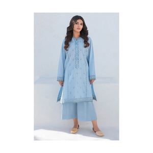 Vestidos de césped Salwar Kameez informales de calidad superior para mujeres paquistaníes e indias recién llegados hechos con seda y algodón ODM - Product Image 3