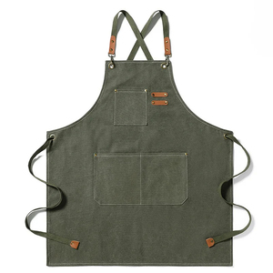 Custom Cotton Printing Japanese Cross Back Cooking Bib Sleeveless <b>Apron</b> for <b>Women</b> - Product Image 6