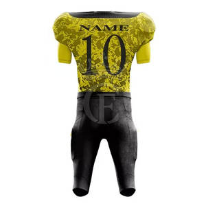 Uniforme de fútbol americano de moda Transpirable Color sólido Ropa deportiva Tallas grandes Manga corta para la temporada de verano - Product Image 2