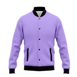 Chaqueta bomber de invierno estilo universitario con logotipo personalizado - Product Image 5