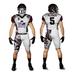 Vêtements de football américain personnalisés avec logo, 100% polyester, logo personnalisé, uniforme de football américain sublimé, vêtements de sport - Product Image 5
