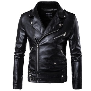 Chaqueta nueva de alta calidad con cremallera clásica de talla grande 2025 clásica Retro motocicleta cuero Punk hombres chaqueta de cuero Original para hombres - Product Image 1